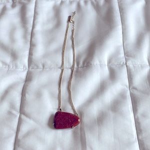 Kendra Scott Burnt Orange Pendant Necklace